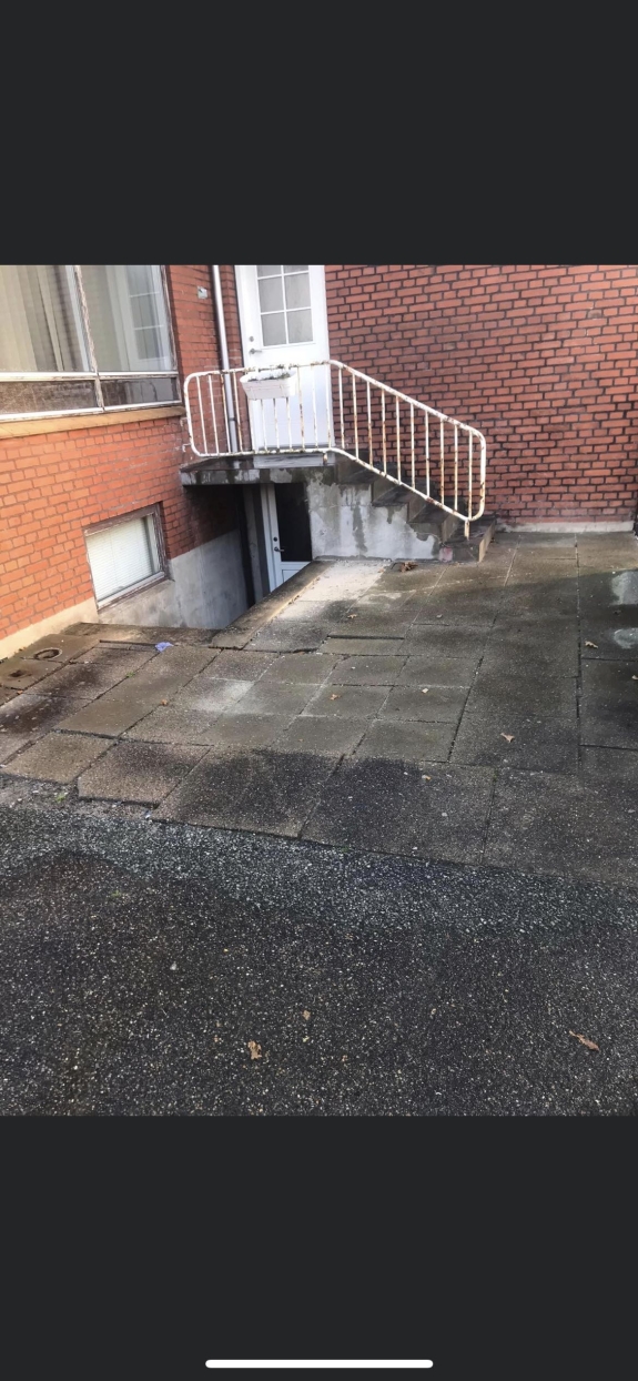 Gammel flisebelægning i Aalborg