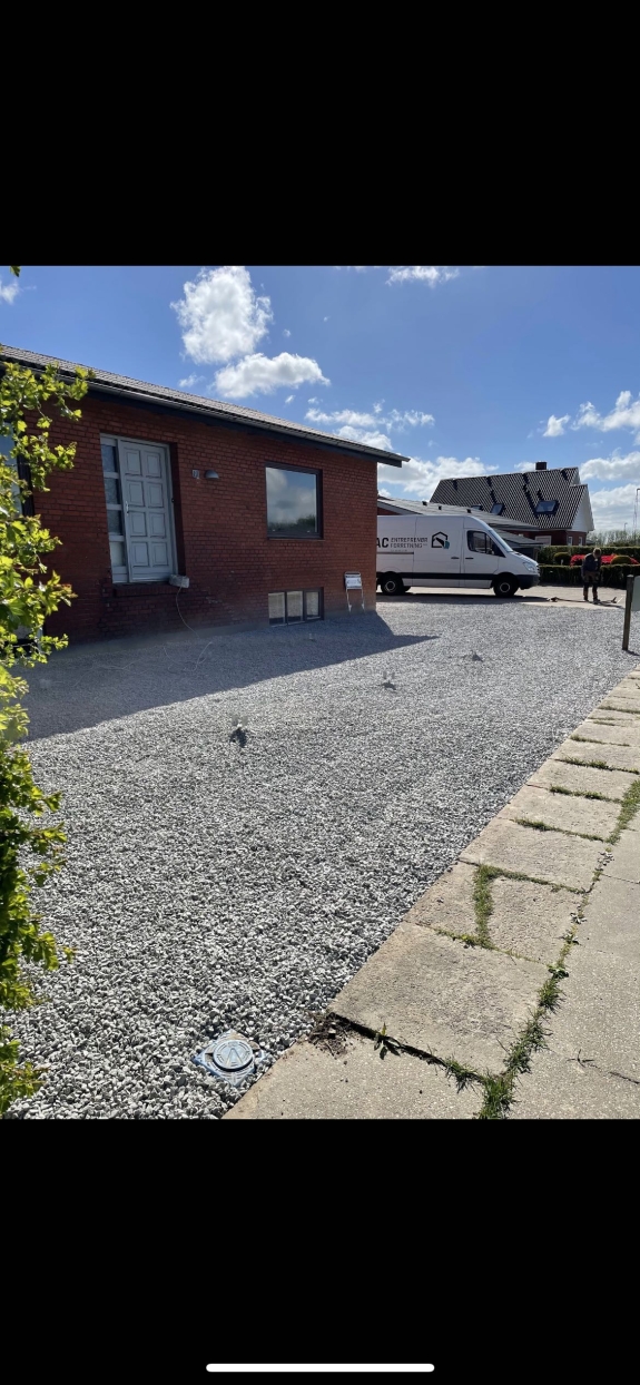 Ny indkørsel i Frederikshavn