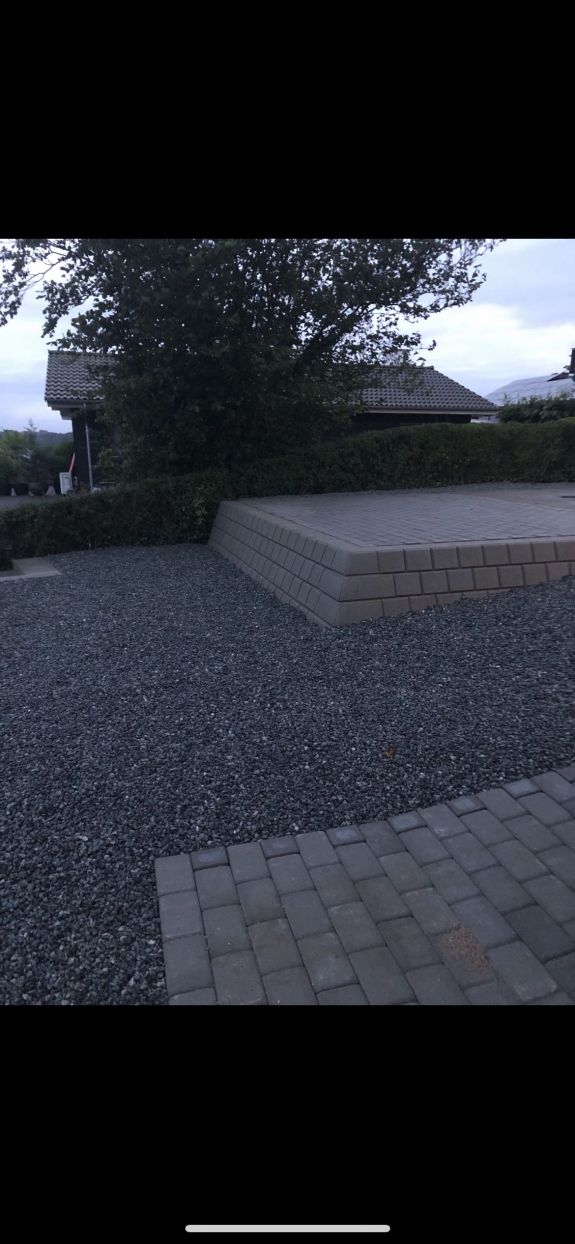 Støttemur opbygget i Hjørring
